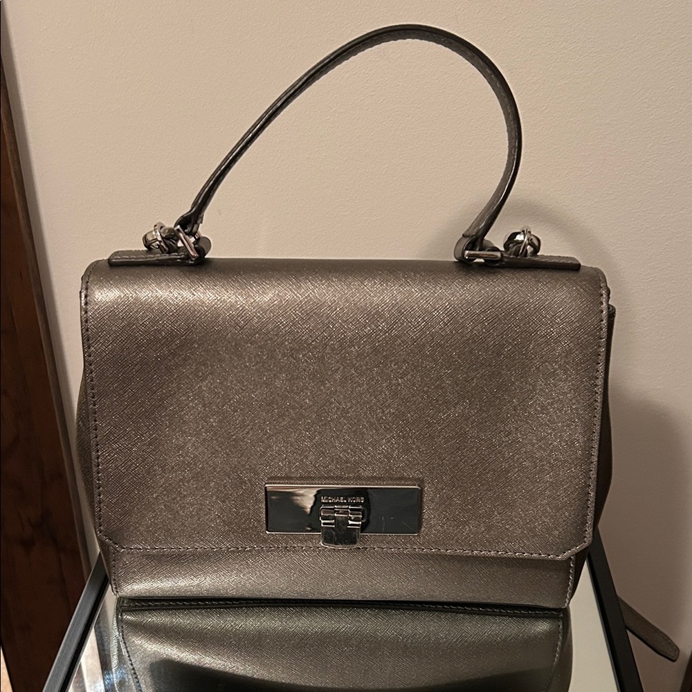 Michael Kors Silver Shoulder Bag